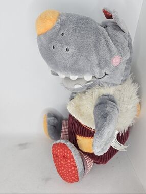 Lilliputiens Storybook Puppet Set 3 Little Pigs Wolf Houses Plush Belgium Used. 
